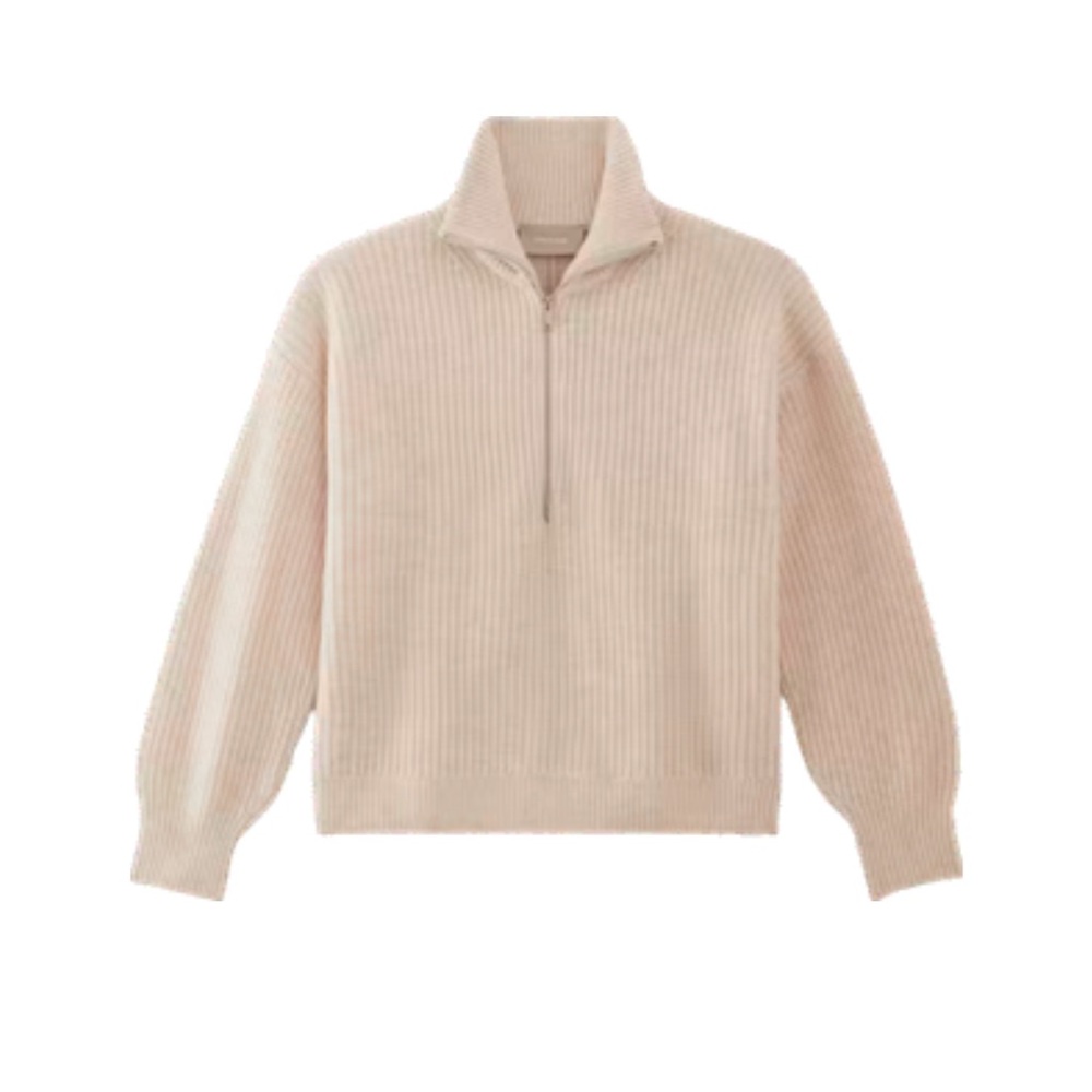 Everlane The Half-Zip in Everyday Cotton